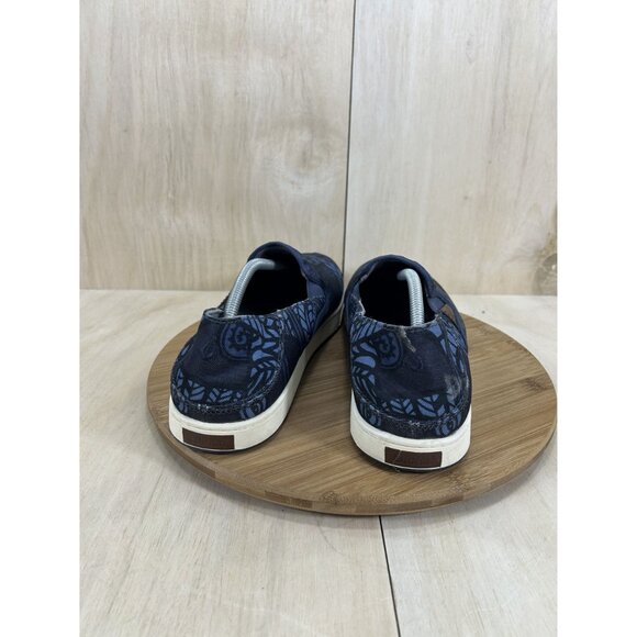 Olukai Kahu PowWow Blue Canvas Slip On Casual Shoes Mens Size 13 - Picture 4 of 8